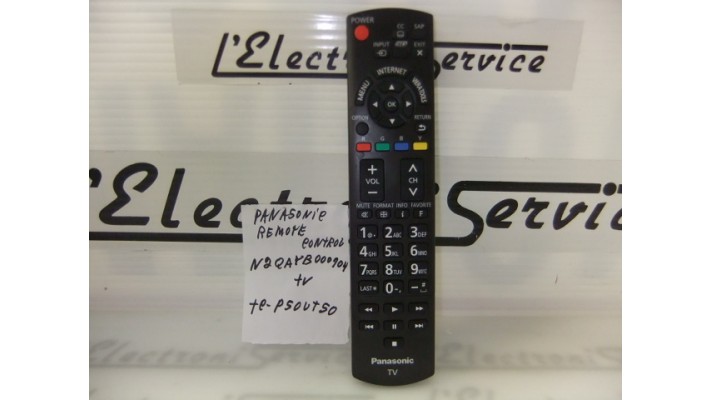 Panasonic N2QAYB000704 remote control